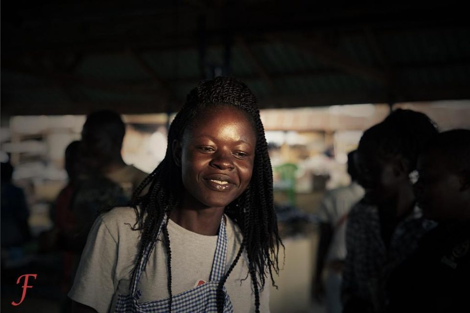 Happy fish seller Migori