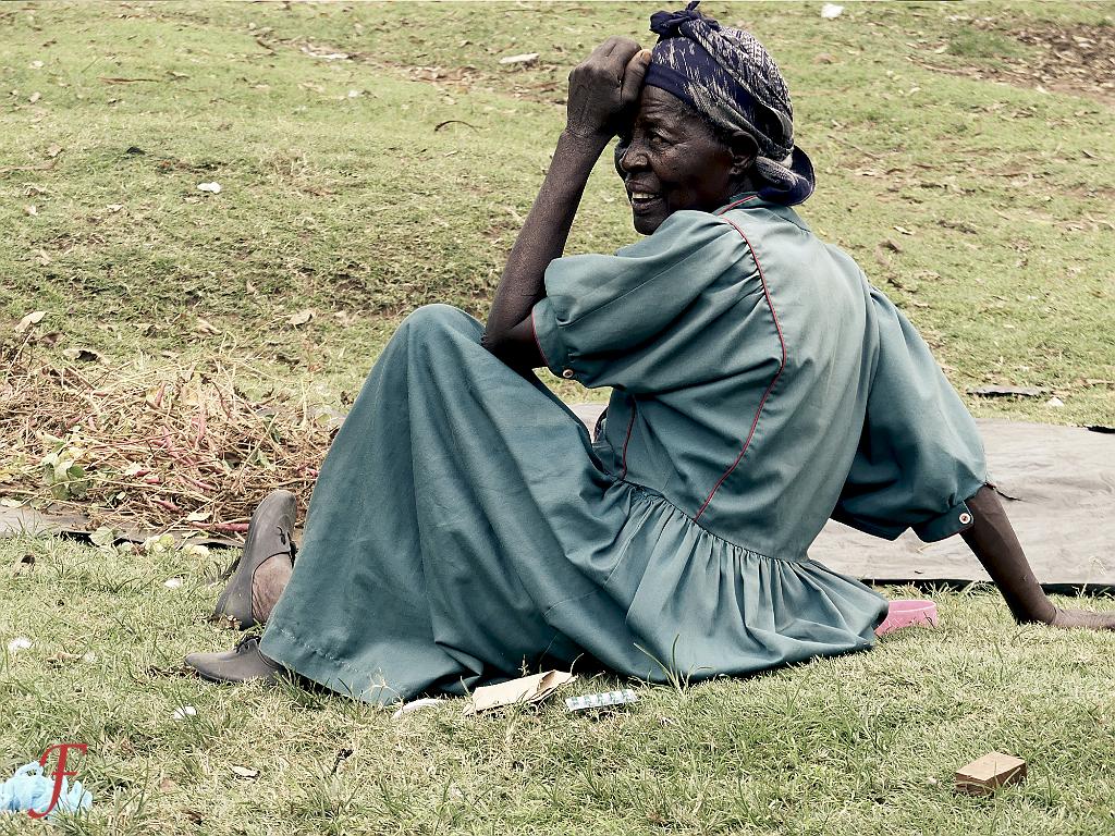 The injured old woman of Migori