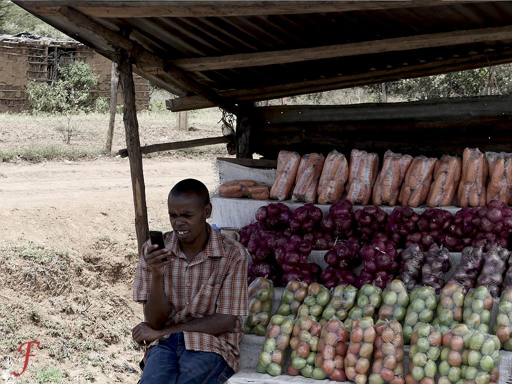 The roadside fruit seller
